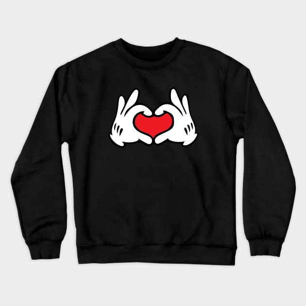 Hold My Heart Crewneck Sweatshirt by chwbcc